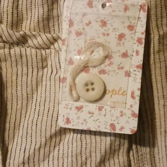 NWT Free People, Emerson Utility Pant ivory size 2 - Picture 5 of 7